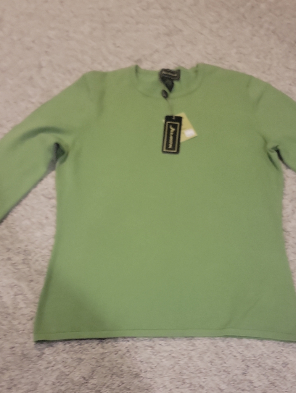 Light Green Crewneck Sweater - Womens